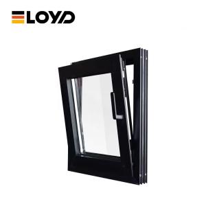China Eco Friendly Slimline Aluminium Tilt And Turn Window Fixed Glass factory