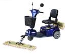 Three Wheels Floor Cleaner Machine , Durable Warehouse Cleaning Equipment