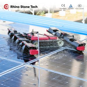 Remote Control Crawler Cleaner, Waterproof Modular Photovoltaic Cleaning Robot
