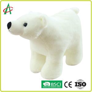 China 12 inches Cuddle Stuffed Toys , SNAS Polar Bear Stuffed Animal factory