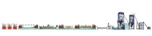 China High Accuracy PET Strap Band Automatic Packing Belt Making Machine factory