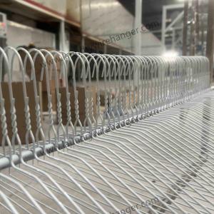 China CleanSleek 16inch 1.9mm Painted Laundry Wire Hanger for Professional Use factory