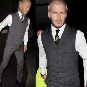 China Men's fashionable waistcoat & vest on sale