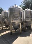 SS304 1500L Commercial Beer Brewing Equipment Pickling Passivation Inner Surface