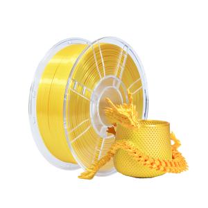 China 3d Printing Filament PLA Silk Gold Yellow 1KG 1.75MM 3D Printed factory