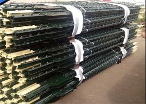 China Black Heavy Duty 1.25 Ib/Ft Steel Studded T Post Powder Coated factory