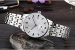 5ATM Waterproof Alloy Case Quartz Men′s Watch Stainless Steel Watch Band