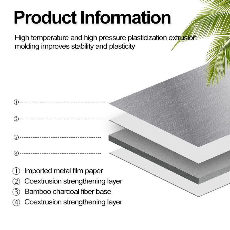 Luxury Style Metal Wall Panels Bamboo Crystal Panels Waterproof Pvc Wall Panels