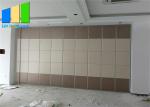Aluminum Frame Sound Proof Fabric Folding Partition Walls For Office Training