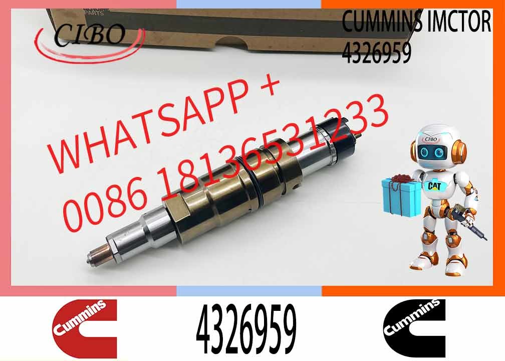 Genuine Diesel Common Rail Fuel Injector 4955080 2872544 For ISZ Engine Parts 4326959