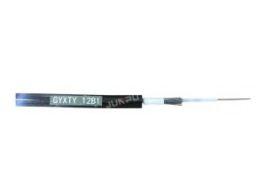 China Outdoor Multimode Fiber Optic Cable GYXTY With PE Crush Resistance And Flexibity factory
