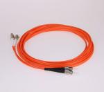 2.0 3.0mm Fiber Optic Jumper LC-ST / UPC PC Duplex Multimode Fiber Patch Cord