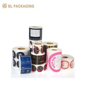 XL Packaging Custom Paper Sticker Label Customized Designs Rectangle Waterproof
