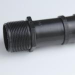 Black Irrigation Hose Connector Lightweight Irrigation Tubing Connectors