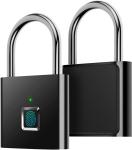 Biometric Smart Fingerprint Padlock USB Charging For Gym School