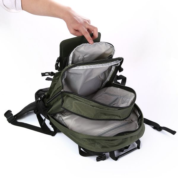 Portable Rechargeable Solar Panel Backpack With Removable USB Charging Interface