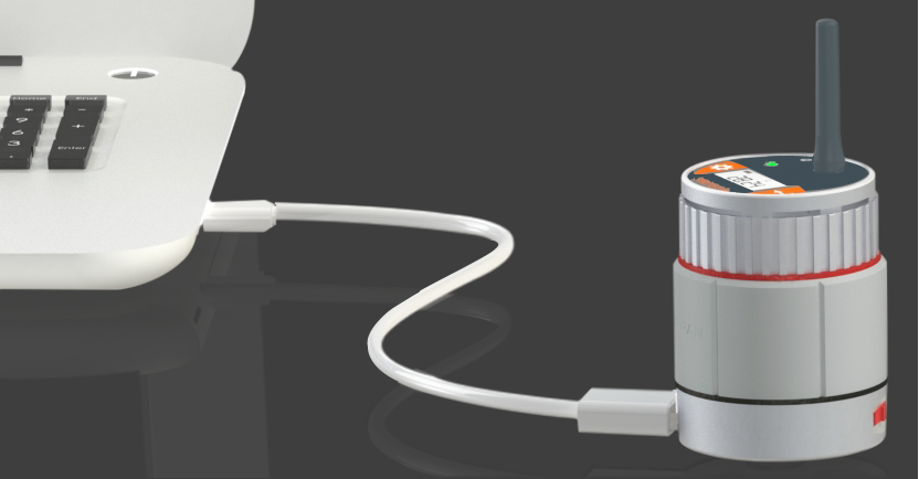 Wireless ±0.1 Degree 2MB Digital Temperature Reader