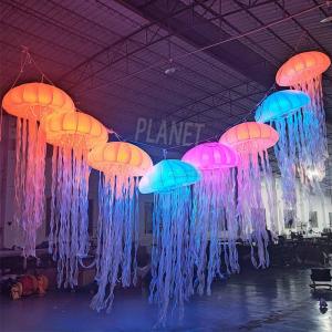China Wedding Christmas Decor Colorful Jellyfish Lamp Inflatable Jellyfish Decoration Balloon factory