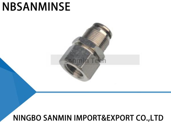 PMFT All Metal Brass Fitting Female Thread One Touch Pneumatic Air Fittings