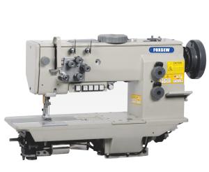 China Double Needle Heavy Duty Compound Feed Lockstitch Sewing Machine factory