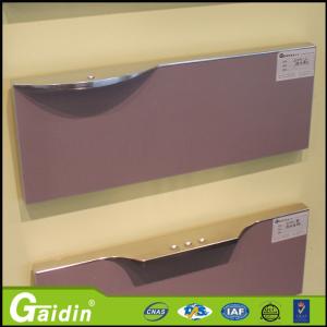 China wardrobe kitchen accessories dresser powder coated aluminum furniture handle factory