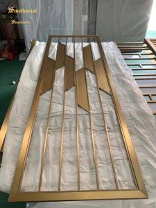 China Hotel Decoration 304 Stainless Steel Room Divider 0.3-3.0mm Thickness factory