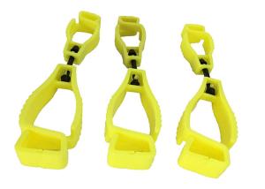 China Colorful Plastic Glove Clips For Maintains Gloves Shape High Flexibility factory