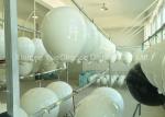 Visual Merchandising Fiberglass White Balloons , Fiberglass Hard Balloons For