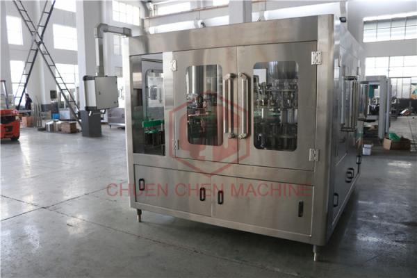 Atmospheric Pressure Glass Bottle Filling Machine 500ML Juice Bottling Equipment