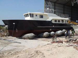 China D2.5XL18M Ship Launching Marine Rubber Airbag Integral Winding factory