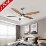 Dimmable 52 inch 3 Color LED Light Ceiling Fan Indoor Plywood Blade