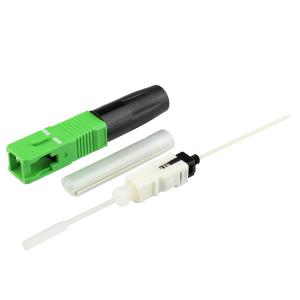 China SOC Hot Melt Type Fiber Optic Fast Connector Fusion Splice On Connector factory