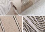 Bronzing Leaf Non Woven Wallpaper For Office Walls / Living Room , Water Against