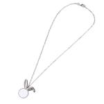 Sublimation Rabbit Pendant Necklace Sublimation Bunny Necklace Personalized