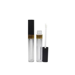 China Slender Square Lip Glaze Tube Custom Color for Flawless Cosmetics Contouring factory