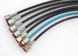 China Aramid Thermoplastic Hydraulic Hose , Pvc Braided Hose High Tensile factory