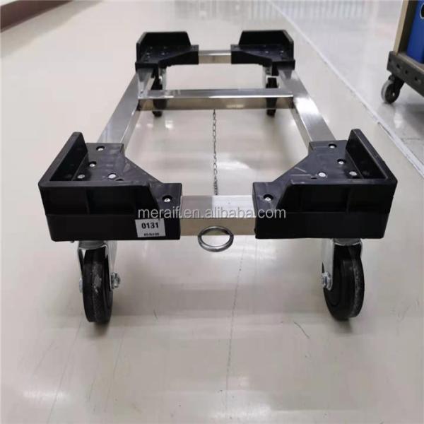 Four Wheels Aluminum Platform Trucks Trolley Cart Supermarket Logistics House