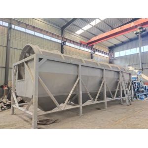 Large Handling Capacity Cassava Drum Rotary Washing Machine SS304 Material