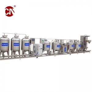 China Semi-Automatic Milk Processing Production Line for Uht Milk Yogurt Ice Cream factory