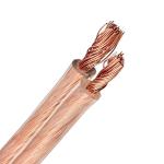 Transparent Jacket Shielded Speaker Cable Heavy Duty 350 Strands OFC Conductor