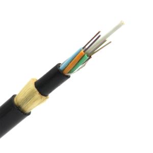 China Self Support ADSS 12 24 48 Core Single Mode Fiber Optic Cable factory