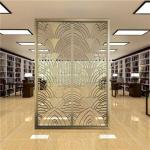 Hotel Stainless Steel Partition Decorative Indoor Screen Dividers For Living