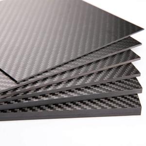 China 100% 3K Carbon Fiber Plain Weave Glossy Matte Carbon Fiber Plate High Strength OEM factory
