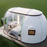 PC Standing Garden Room Four Season Glass Bubble Houses for Hotel Business Trips
