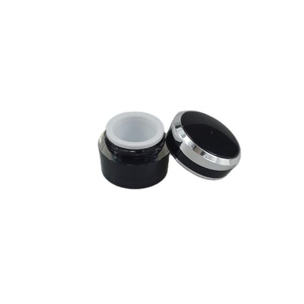 Customized Plastic Jar Acrylic Cosmetic Cream Container with Silk-screen