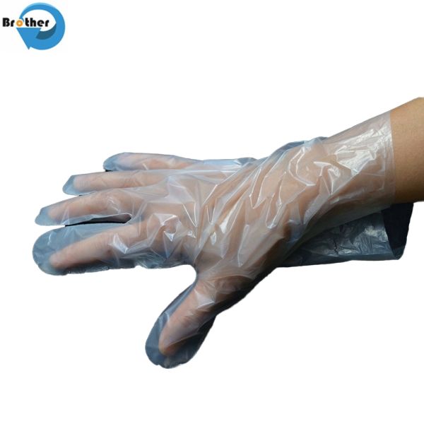 China 100% Biodegradable PLA PBAT Compostable Plastic Kitchen Disposable Gloves for Household Use factory