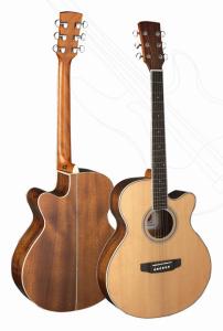 China 40inch Professional Spruce Acoustic guitar top level AG27C factory