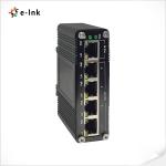 IP40 95W Gigabit PoE Extender 1 Port 802.3bt To 4 Port 802.3af/At 10Gbps