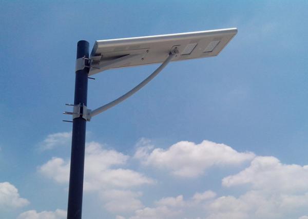 60w 64ah All In One Solar Panel Street Light , Solar Street Light 7200 Lumen