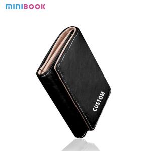 China 2024 Business Aluminum Genuine Leather ID Card Holder Cases Rfid Slim Fashion Wallet factory